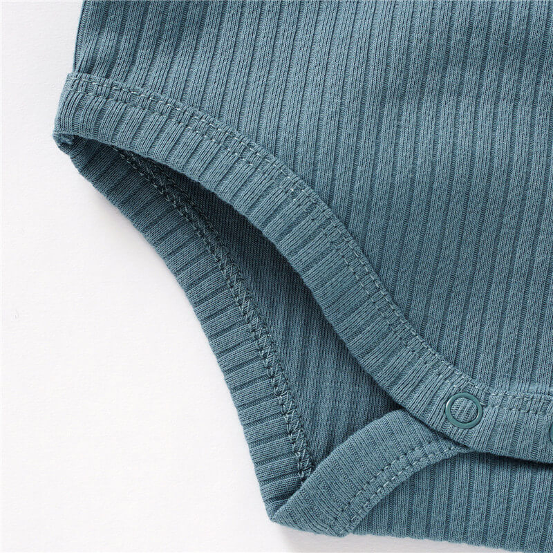 Hello Poppet Original Ribbed Bodysuit | Longsleeve available at Bear & Moo