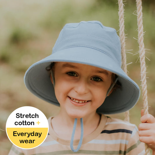 Bedhead Hats Classic Kids Bucket Sun Hat | Chambray available at Bear & Moo