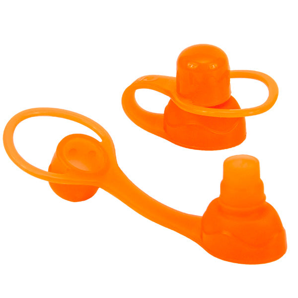 Hungry Cubs Choomee SoftSip Pouch Topper in Orange from Bear & Moo