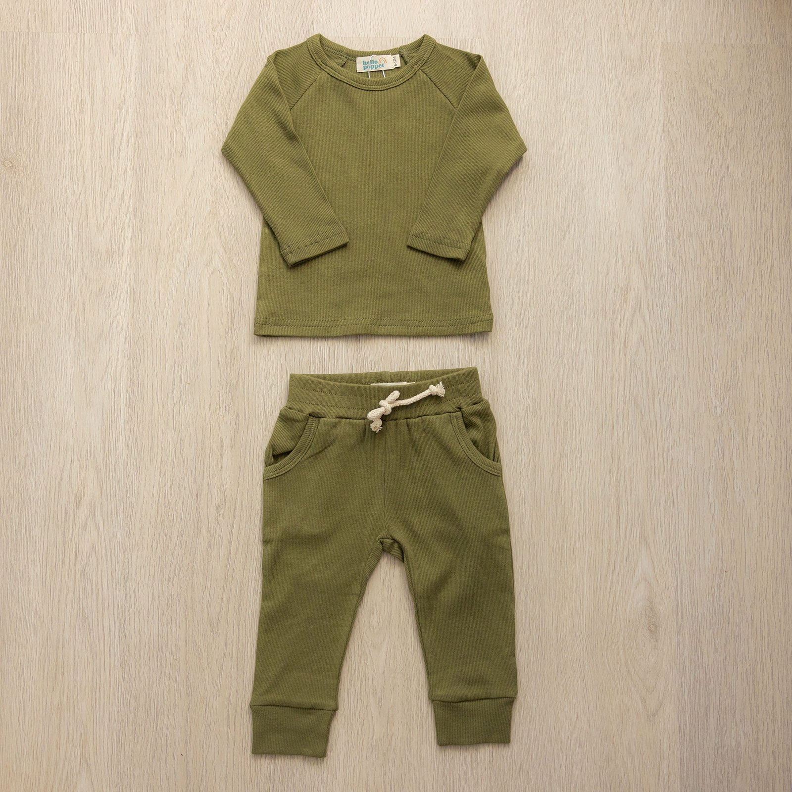 Hello Poppet Lightweight Lounge Set available at Bear & Moo