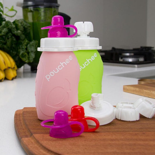 Hungry Cubs Choomee SoftSip Pouch Topper from Bear & Moo