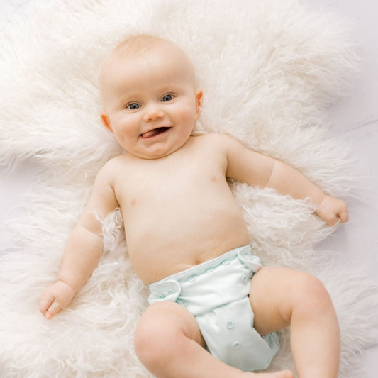 Mint Reusable Cloth Nappy from Bear & Moo